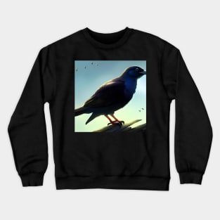 Black raven Crewneck Sweatshirt